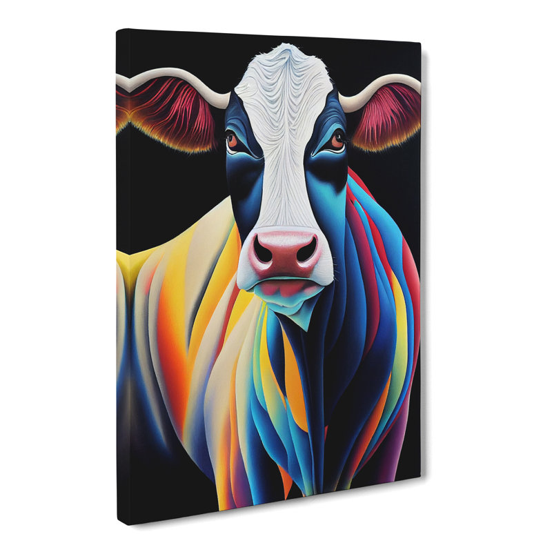 Cow Vol.1 - Wrapped Canvas, 50cm H x 35cm W x 3cm D
