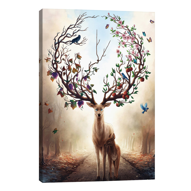 Seasons by JoJoesArt - Wrapped Canvas Print, 66.04 cm H x 45.72 cm W x 1.91 cm D