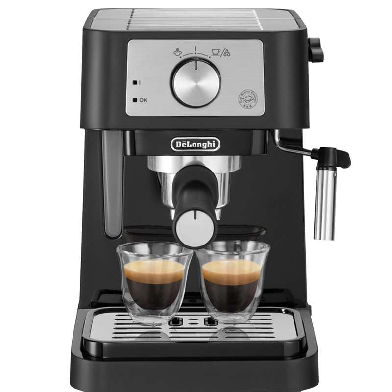 De'longhi Stilosa Manual Coffee Machine, Black