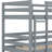 Detachable Triple Rubber Wood Bunk Bed With Ladders, Guardrails-861257479