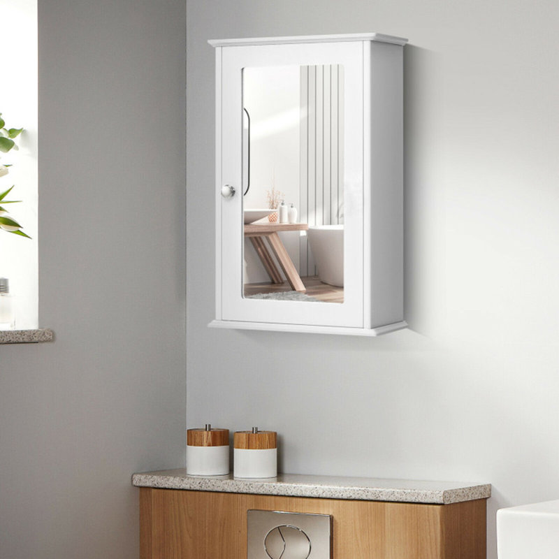 Bathroom Cabinet, White