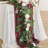 Artificial Eucalyptus Garland With Rose-112899593