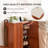43.31" Brown Solid wood Cherry wood Sintered Stone Shoe Storage