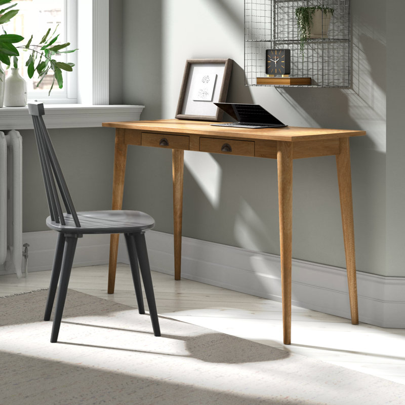Akins Solid Wood Writing Desk