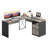 Cherell 55.7'' W L-Shaped Computer Desk with Monitor Stand, Executive Desk with File Storage Drawers-162391745