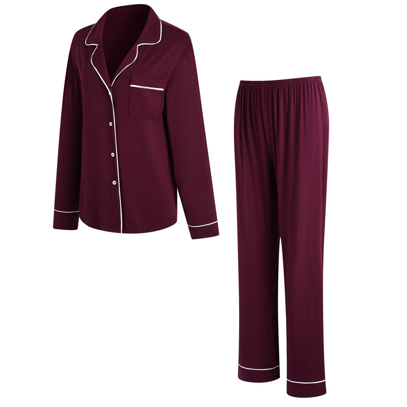 Ensemble de pyjama pour femme Andrina, XL, Rouge