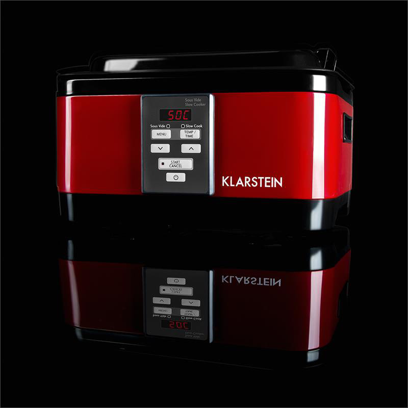 Tastemaker 20L Sous-Vide Cooker, Red