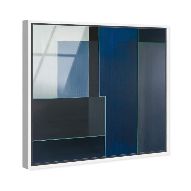 Desert Stillness II High-Gloss Frameless Acrylic Glass Wall Art Abstract Print by Oliver Gal, Ready to Hang, 12 x 12