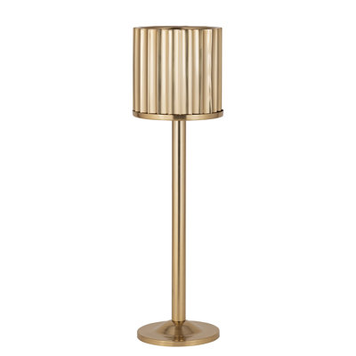 Gold Steel Ice Bucket Stand Only large