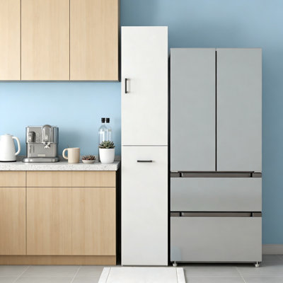 Kitchen Pantry,Tall Cabinet,Freestanding Cabinet with 1 door and 3 Tier multi-functional pull-out multi-tier storage shelf for Kitchen, Dining Room, l