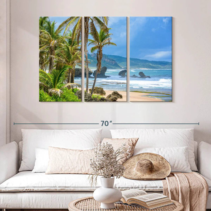 Gillard Bathsheba Beach Coast, H 32 po x l 50 po