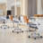 Erinique Backed Adjustable Height Industrial Stool