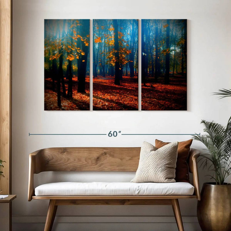 Harnek Autumn Park Trees, H 32 po x l 50 po