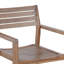 Ensemble de salle à manger d'extérieur 5 pièces, table rectangulaire avec trou pour parasol et quatre chaises-2034829699-2034829696