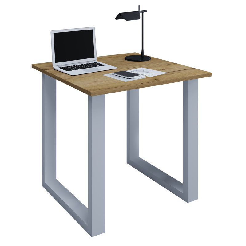Ravleen Writing Desk, Dark brown and grey