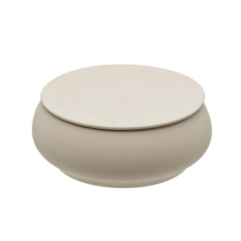 Bahia Round Plate Casserole Lid, Beige