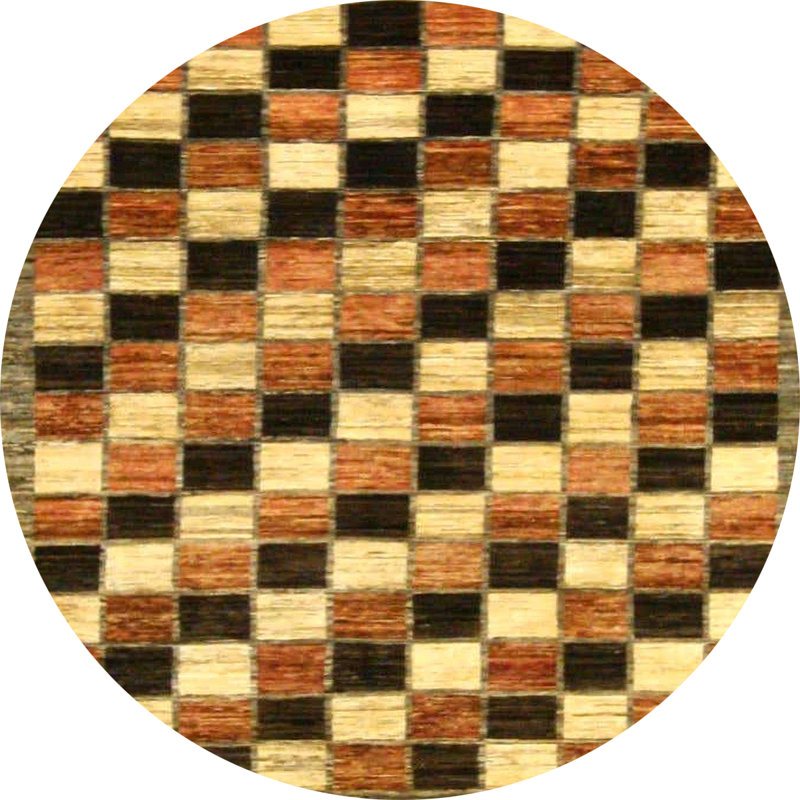 Abstract Indoor Rug, Round 3'