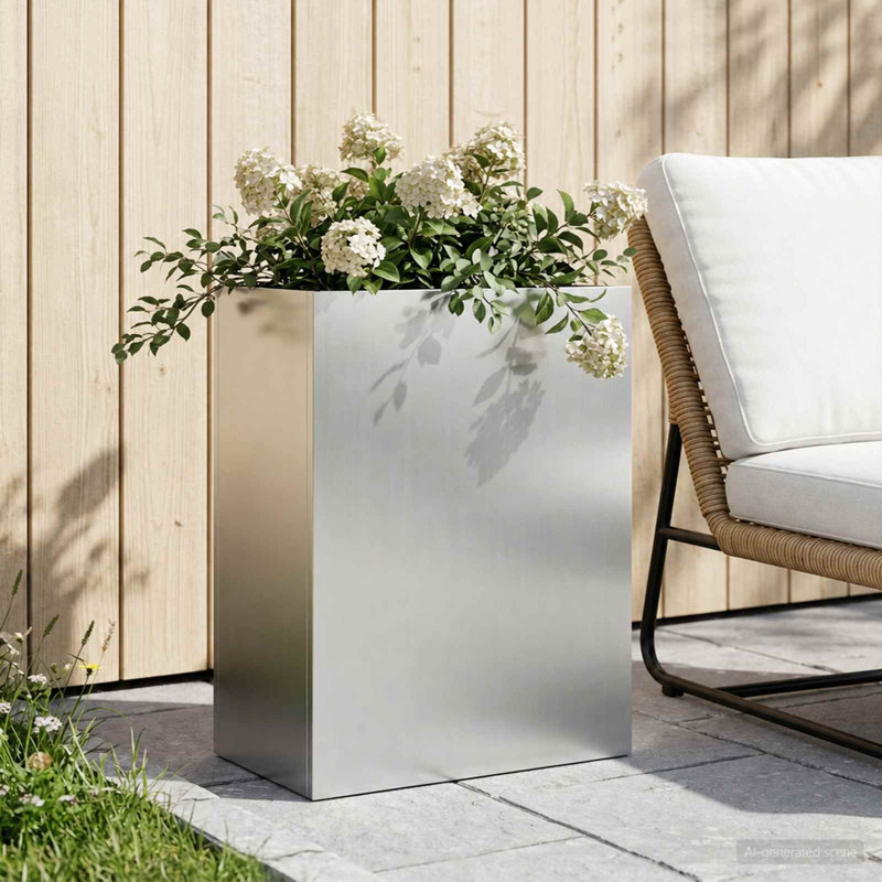 Planter, 50cm H x 40cm W x 30cm D, 1
