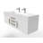 Nile 60" Wall-Mounted Single Bathroom Vanity Set-82347397-82347394-82347393