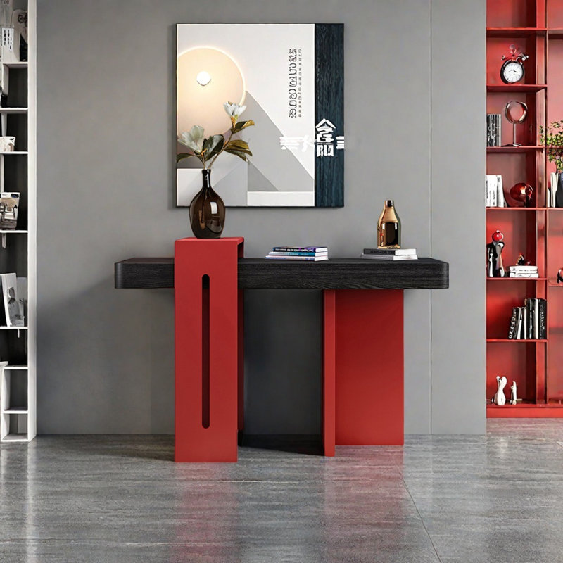 Modern Minimalist Console Table, 35.43" H x 47.24" W x 15.75" D