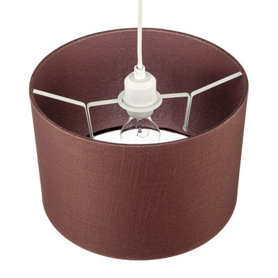 20 cm H Drum Fabric Lamp Shade ( Slip-On )