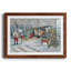 «Santa's Hideaway» par J Paul - reproduction d'art sur papier encadrée-663444641-663444703