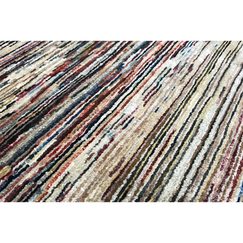 Hand-Knotted High-Quality Cream Area Rug