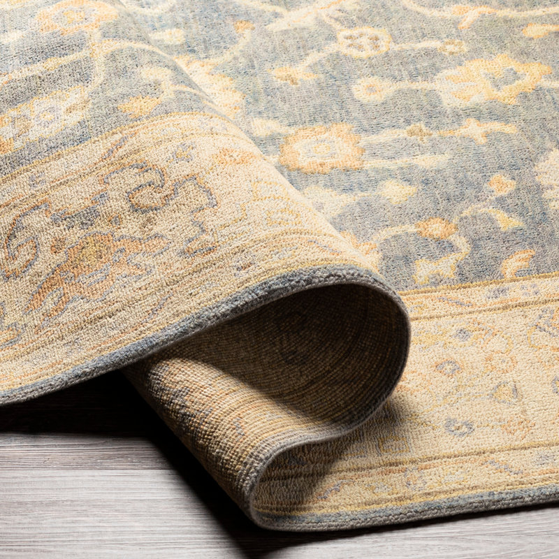 Daucourt Wool Oriental Area Rug, Rectangle 8' x 10'
