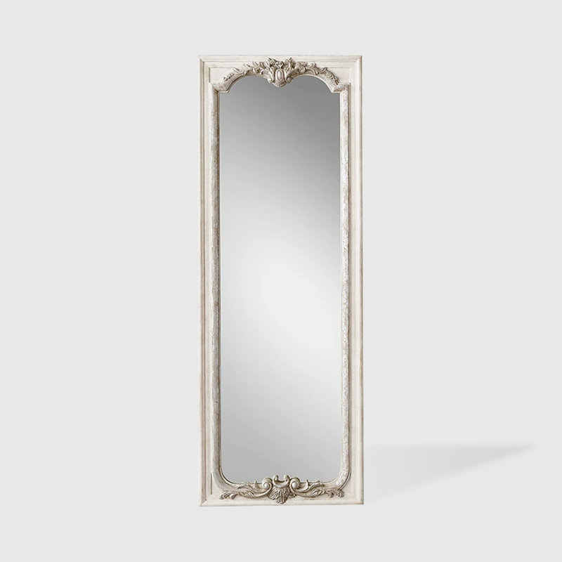 Full-length mirror, retro wall-mounted, hand-carved full-length mirror Wall Mirrors