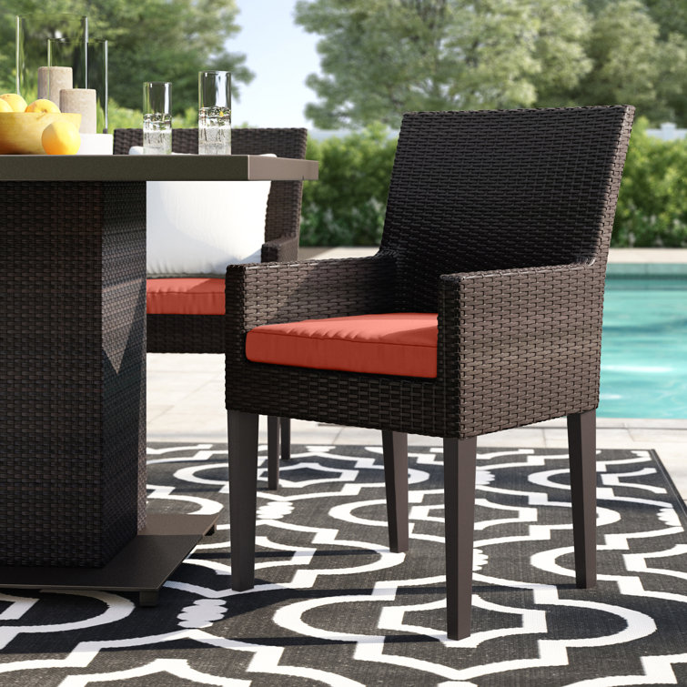 Anastase Outdoor Dining Armchair with Cushion