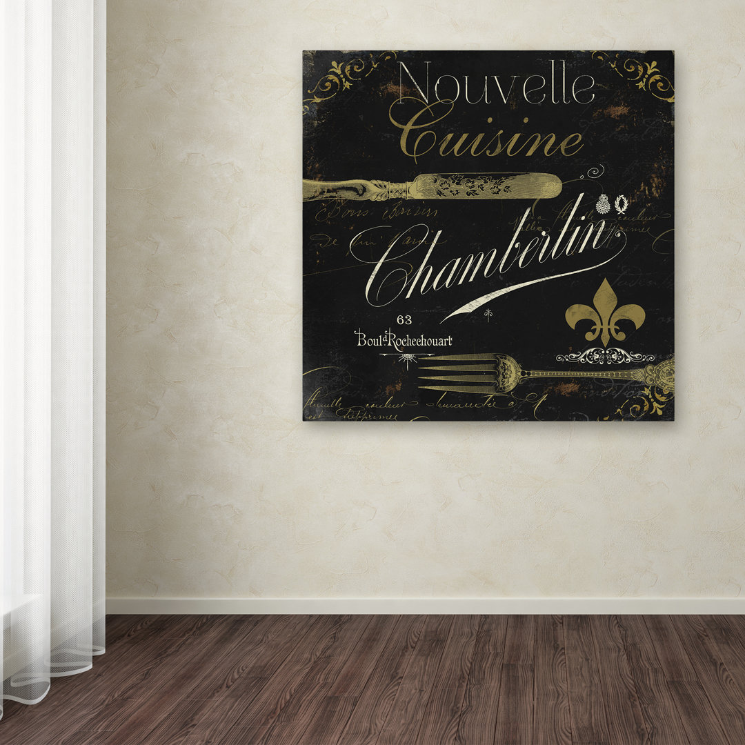 'La Cuisine IV' by Jadaya Vintage Advertisement on Wrapped Canvas Lark Manor™ 