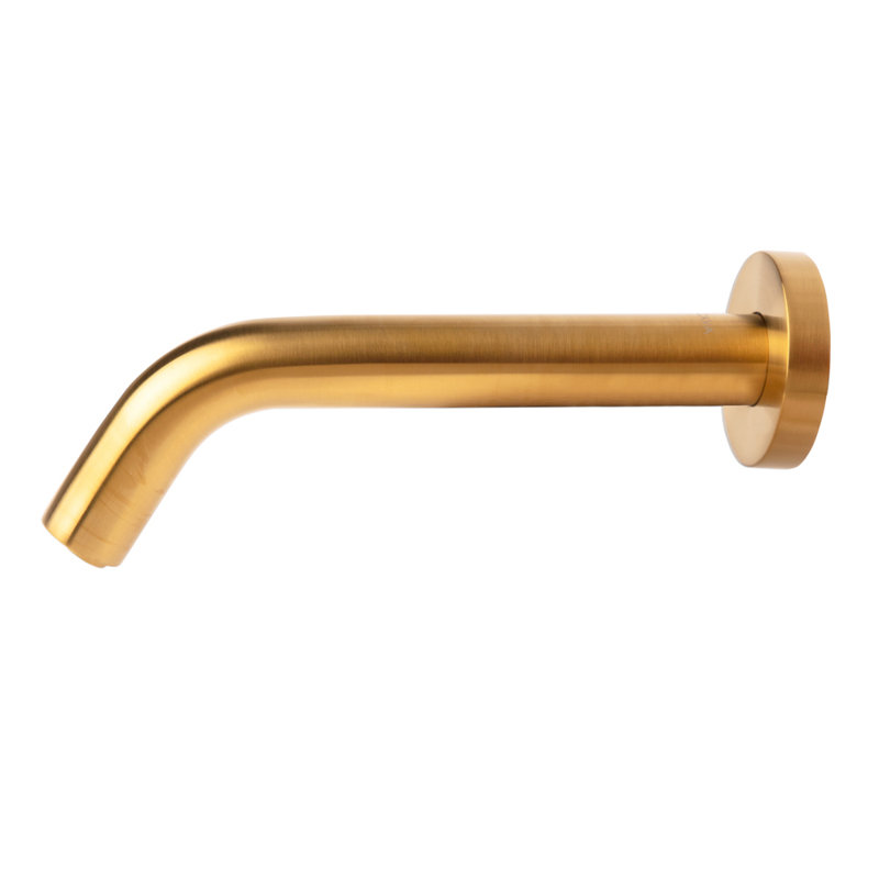 Zoom Wall Mounted Bathroom Faucet, Brushed Gold