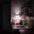 Black Semi-Circle Dimmable Cool White 5000K Night Light