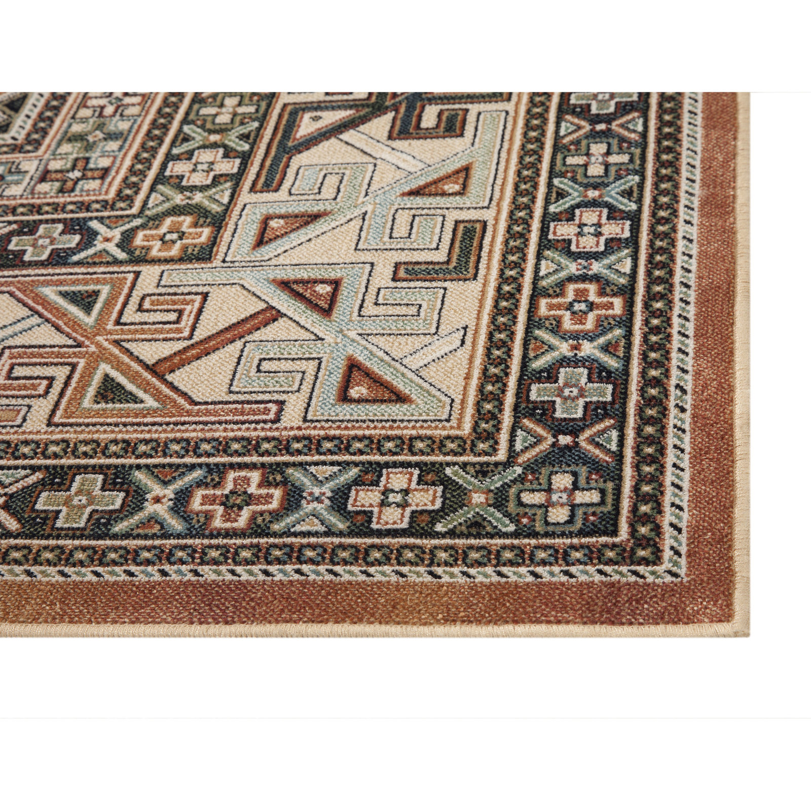 Ovid Oriental Machine Woven Area Rug, Runner 2'2" x 6'11"