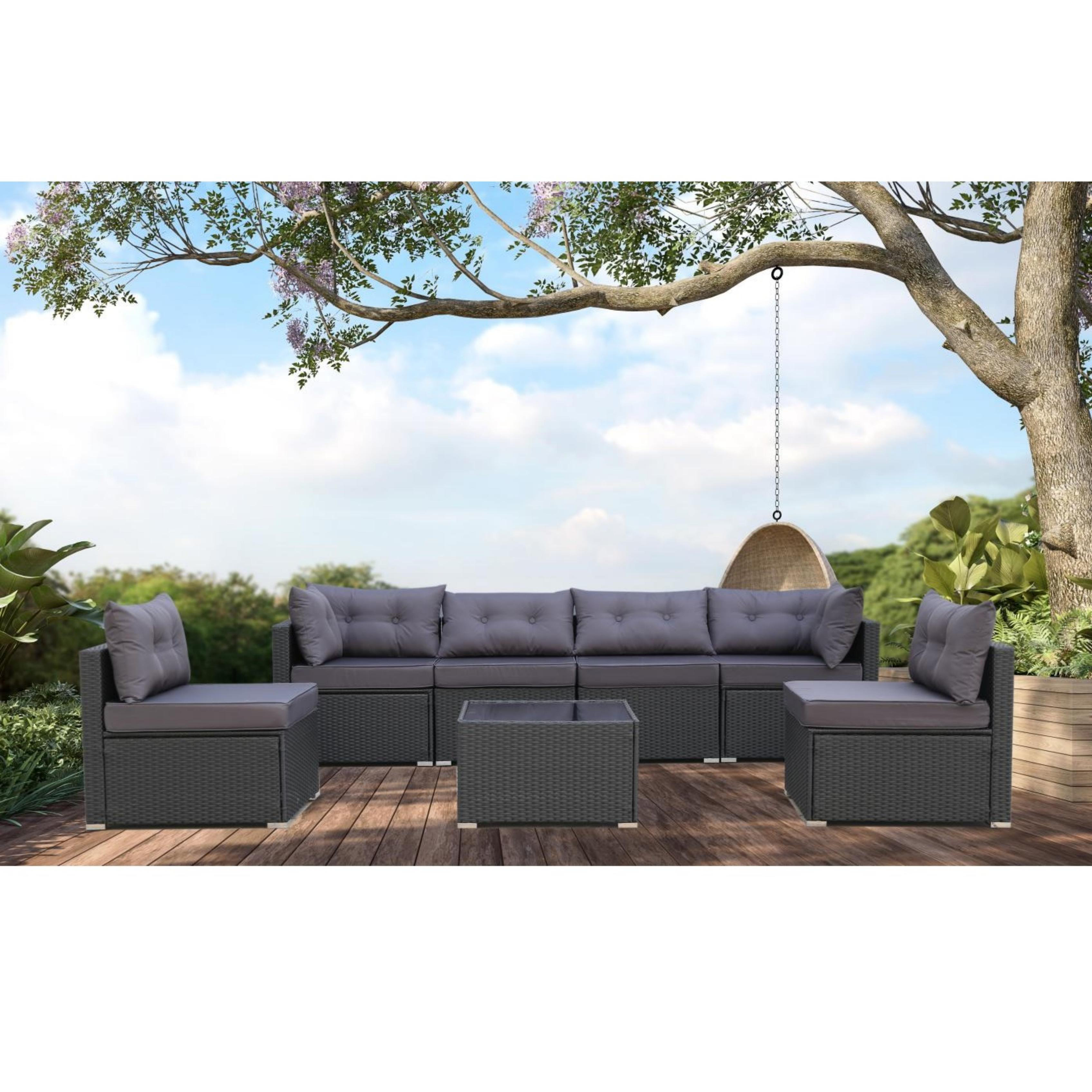 Latitude Run® 6 Person Outdoor Seating Group with Cushions Wayfair