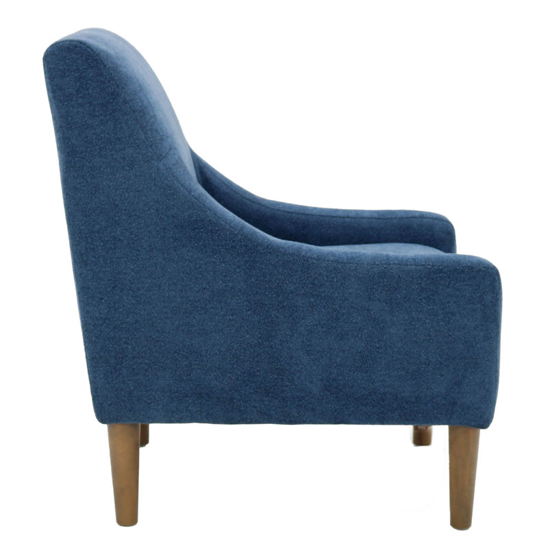 Fauteuil l 25,5 po, Blue Polyester Blend