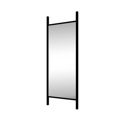 Miroir pleine longueur rectangulaire en bois massif 63 "* 24" pour salon, chambre à coucher, suspendu ou appuyé contre le mur