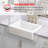 19'' L Single Bowl Fireclay Kitchen Sink-87703925