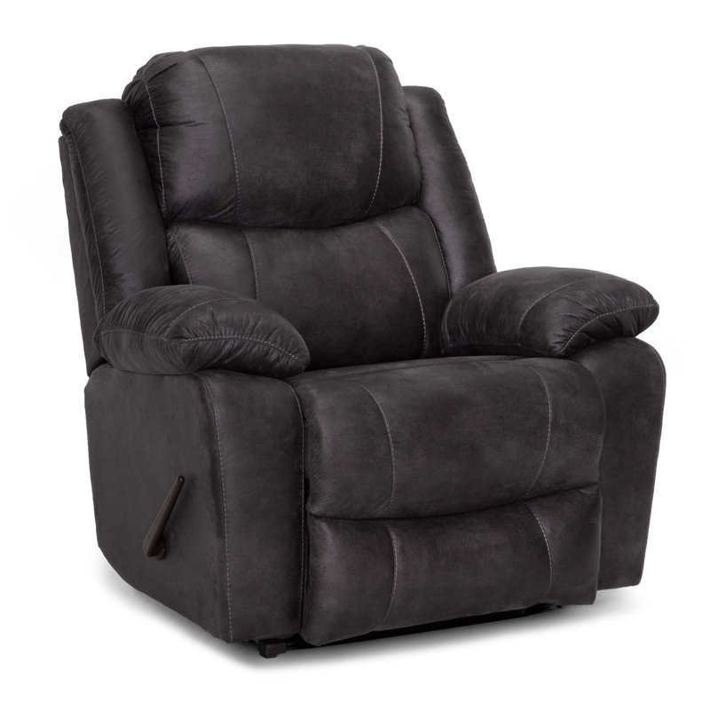 Jerrimy Upholstered Recliner, Black