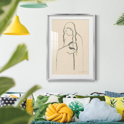Vintage Sketch XLIV -Framed Print