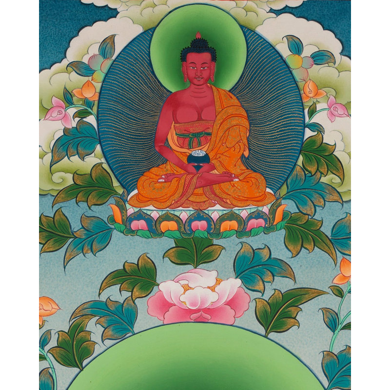 Déesse Chengrezig Thangka (Brocadeless Thangka)