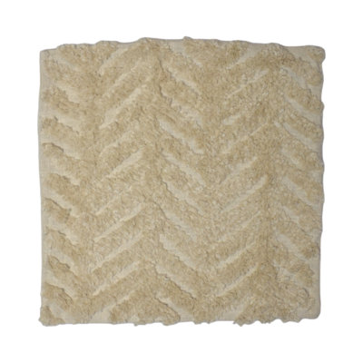 Irwin Beige Square Throw Cushion