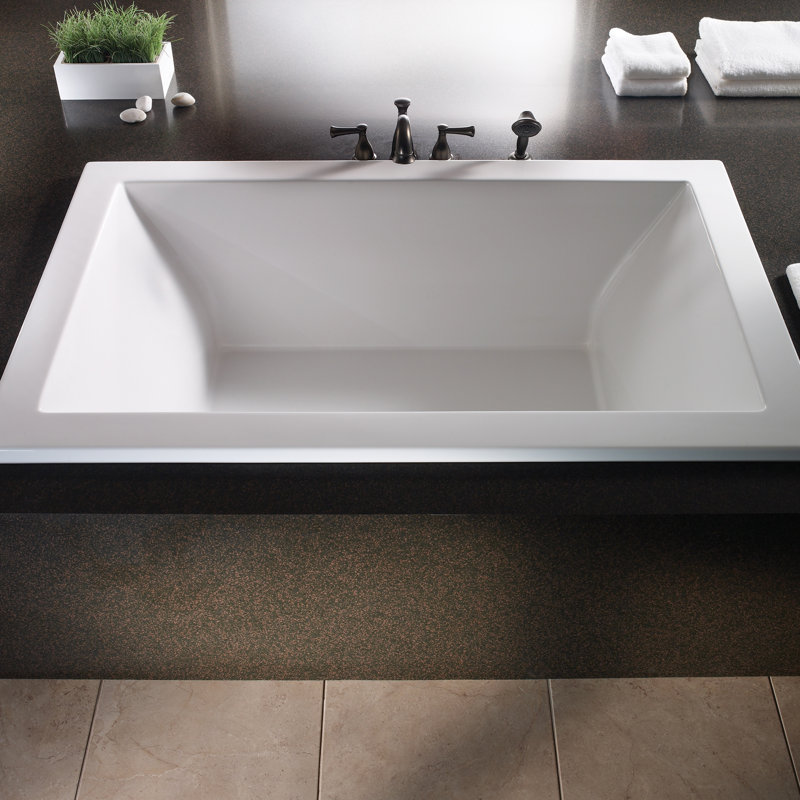 MTI Solutions 13 65.75" Air Bathtub, White, Drop-In