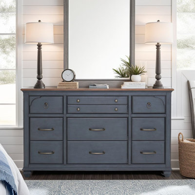 Wauneta 9-Drawer Dresser, No Assembly Required by Alcott Hill