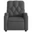 Fauteuil inclinable de massage à 6 points vidaXL pour le salon, dossier et repose-pieds réglables, porte-gobelet-97814391