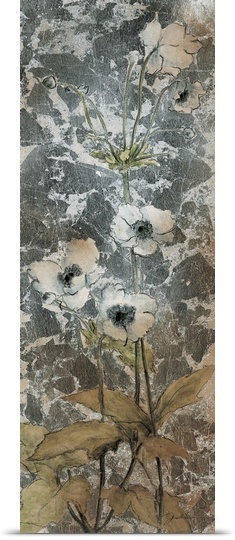 « ii » par liz jardine-reproduction de photo encadrée Slender Blossoms, H 36 po x l 12 po x P 1,25 po, Toile