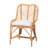 Brisco Modern Bohemian Rattan Dining Chair