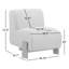 Fauteuil convertible 28,75 po de large Daisetta