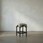 Abacus Upholstered Stool with Solid Wood Frame-48367379