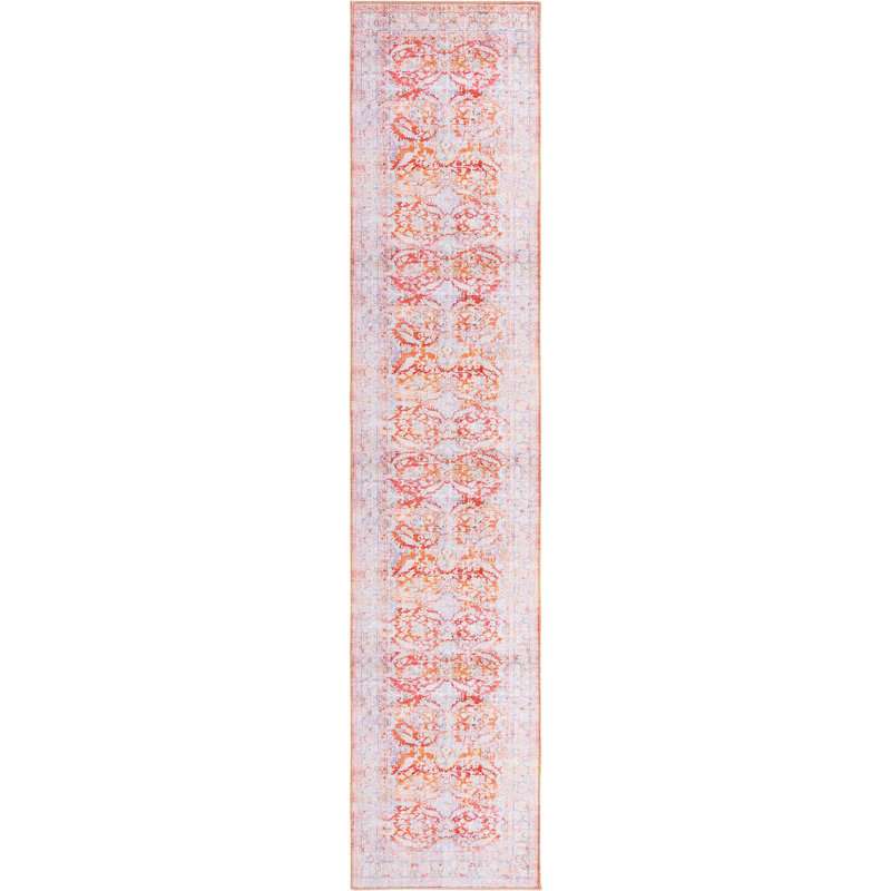 Mcclamma Chenille Oriental Indoor Rug, Runner 2'6" x 12'